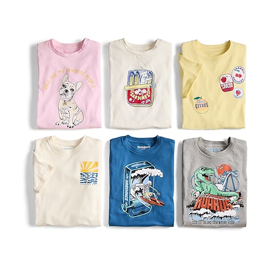 Thereabouts Little & Big Kid Boys Crew Neck Short Sleeve Regular Fit Graphic T-Shirt
