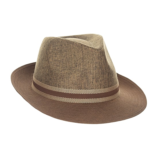 Biltmore Club Stripe Trim Matte Toyo Mens Fedora