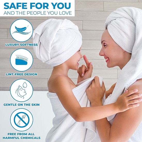 SUPERIOR® Zero Twist Cotton Chevron 12-pc. Quick Dry Bath Towel Set