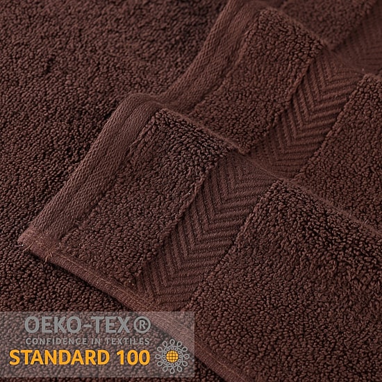SUPERIOR® Zero Twist Cotton Chevron 12-pc. Quick Dry Bath Towel Set