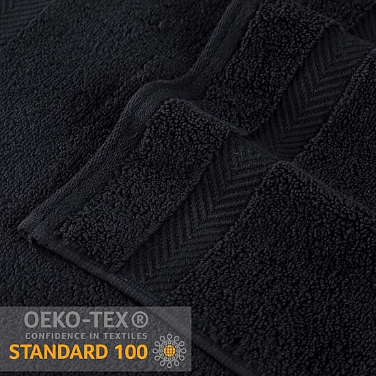 SUPERIOR® Zero Twist Cotton Chevron 2-pc. Bath Sheet