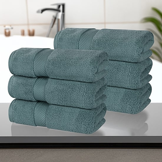SUPERIOR® Zero Twist Cotton Chevron 6-pc. Hand Towel