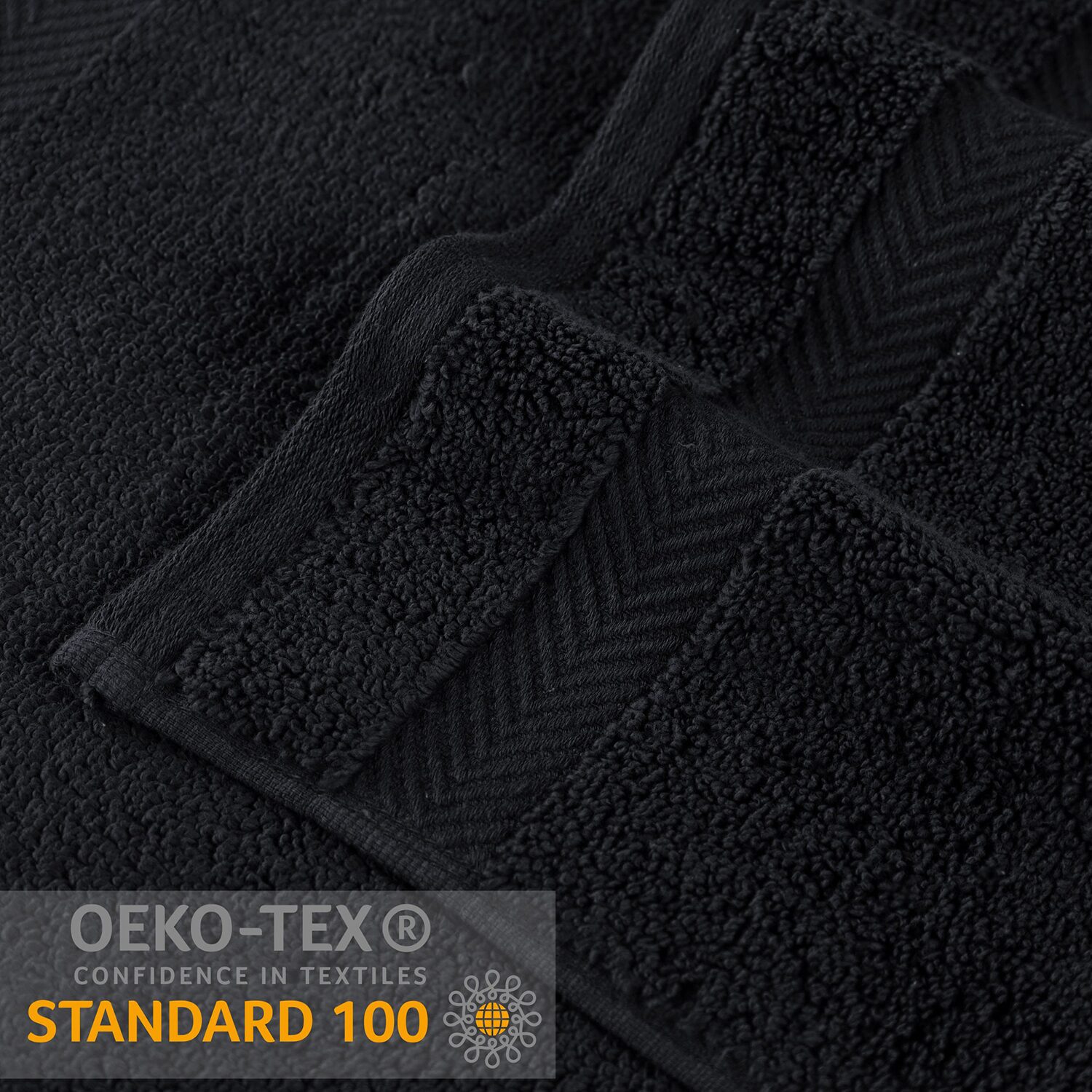SUPERIOR® Zero Twist Cotton Chevron 6-pc. Hand Towel