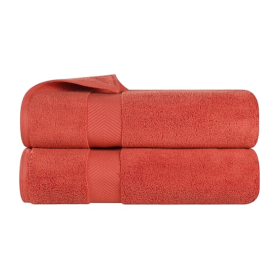 SUPERIOR® Zero Twist Cotton Chevron 2-pc. Quick Dry Bath Towel Set