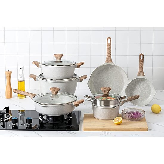 Country Kitchen 15-pc. Non-Stick Cookware Set