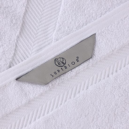 SUPERIOR® Zero Twist Cotton Chevron 3-pc. Quick Dry Bath Towel Set