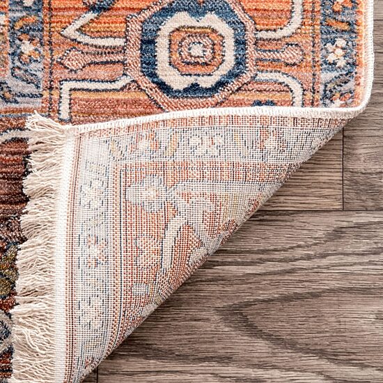 nuLoom Ethel Medallion Fringe Indoor Rectangular Accent Rug