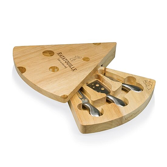Picnic Time Swiss Ratatouille 4-pc. Wood Cheese Board Set
