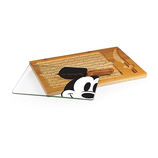 Picnic Time Icon-Mickey Button Eye 3-pc. Wood Cheese Board Set