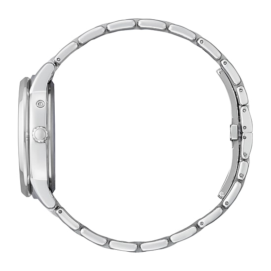 Citizen Calendrier Womens Diamond Accent Silver Tone Stainless Steel Bracelet Watch Fd0000-52n