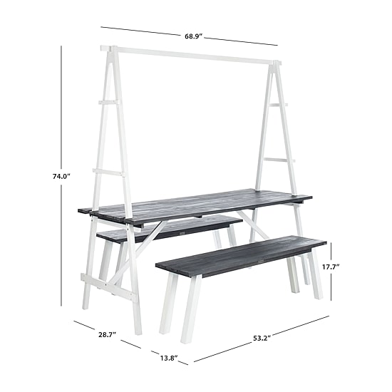 Safavieh Willamy 3-pc. Rectangular Dining Set