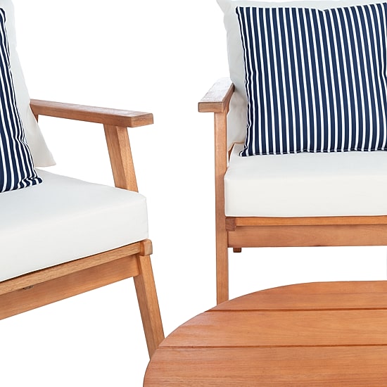 Safavieh Deacon 4-pc. Conversation Set Cushioned