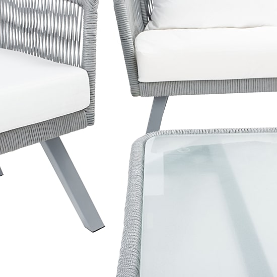 Safavieh Belmi 4-pc. Conversation Set Cushioned