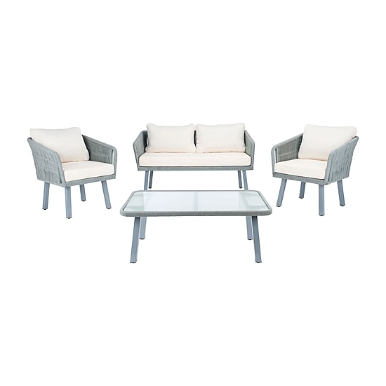Safavieh Kerson 4-pc. Conversation Set Cushioned