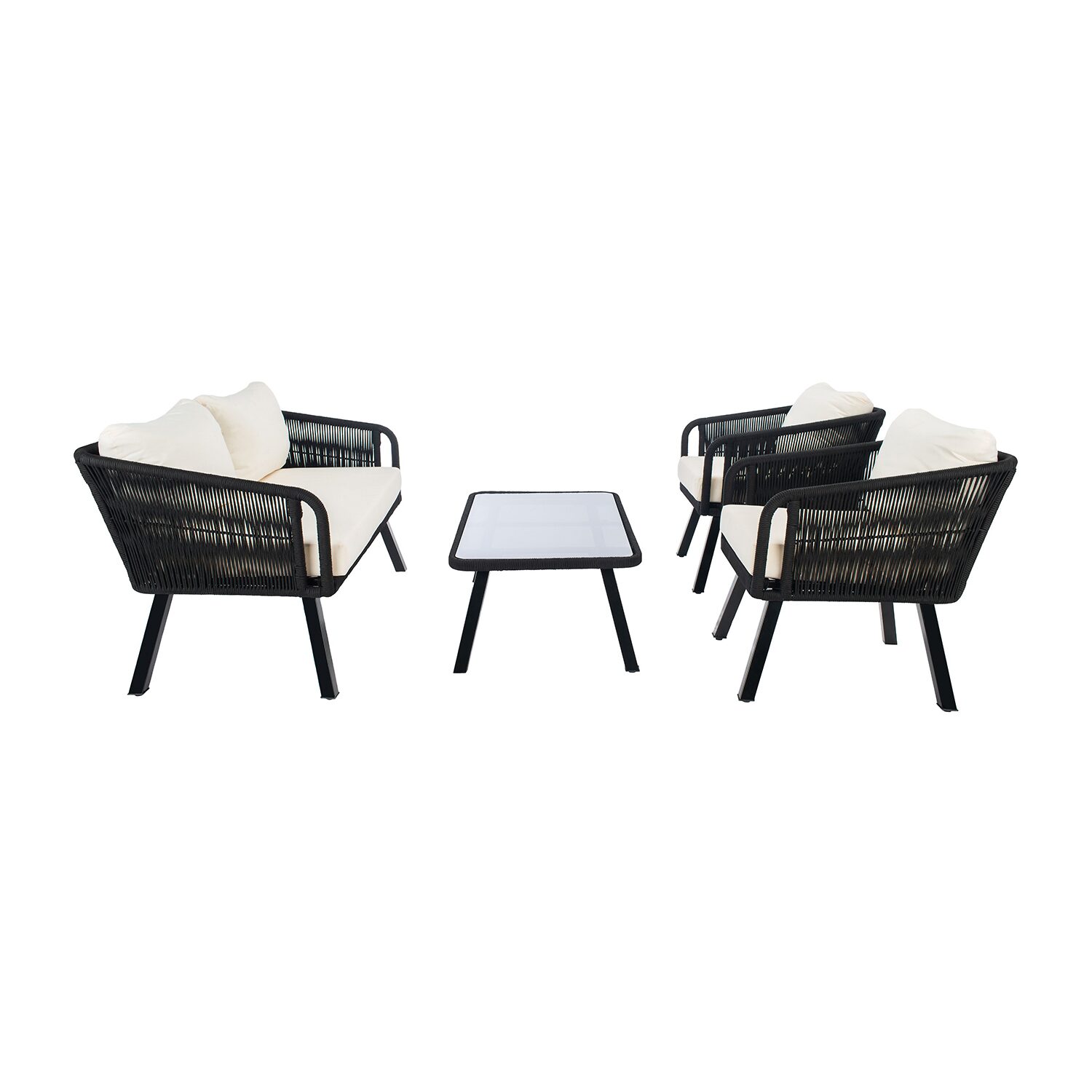 Safavieh Kerson 4-pc. Conversation Set Cushioned