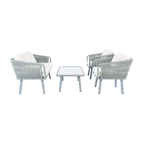 Safavieh Kerson 4-pc. Conversation Set Cushioned