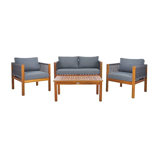 Safavieh Wilson 4-pc. Conversation Set Cushioned