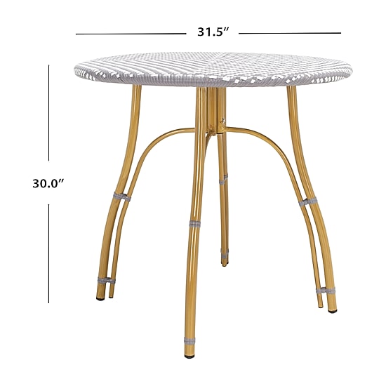Rattan Patio Side Table