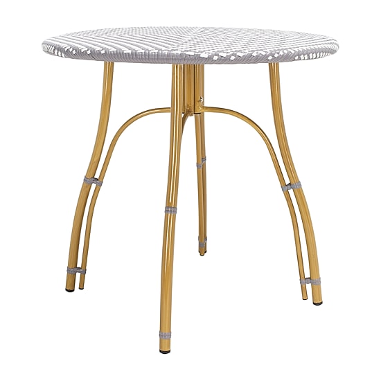 Rattan Patio Side Table