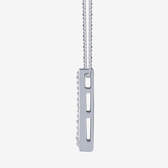 (G / Si2) Womens 1/2 CT. T.W. Lab Grown White Diamond 14K Gold 18 Inch Pendant Necklace