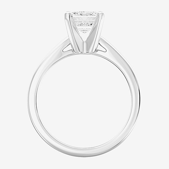 2 CT. Lab-Grown (I / SI2) Diamond Emerald-cut Solitaire Engagement Ring in 14K Gold