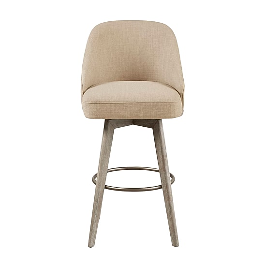 Madison Park Walsh Dining Room Collection Upholstered Swivel Bar Stool