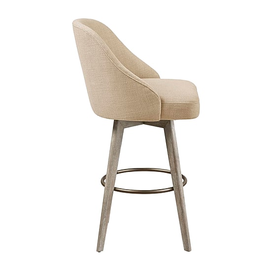Madison Park Walsh Dining Room Collection Upholstered Swivel Bar Stool