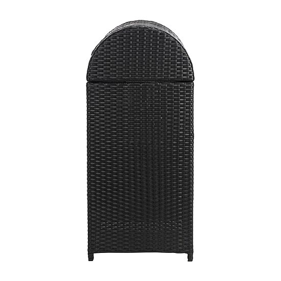 Wicker Patio Trash Cans