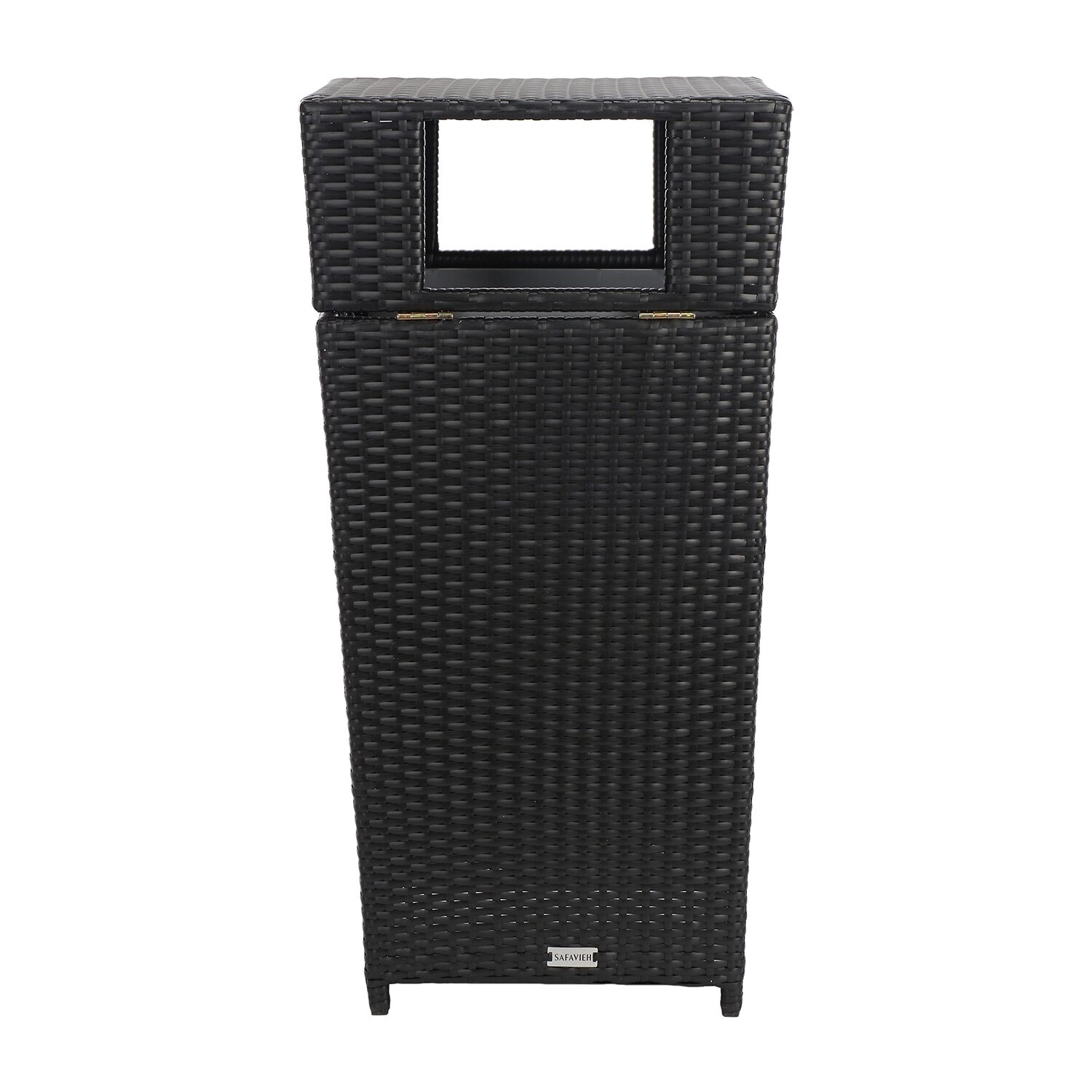 Wicker Patio Trash Cans
