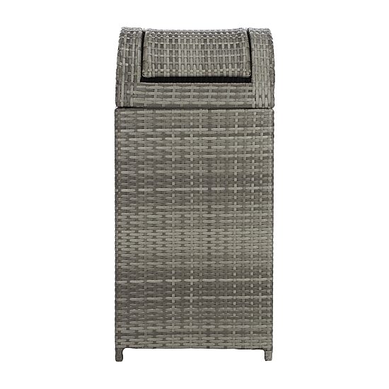 Wicker Patio Trash Cans