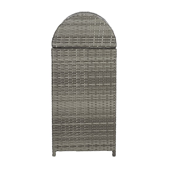 Wicker Patio Trash Cans