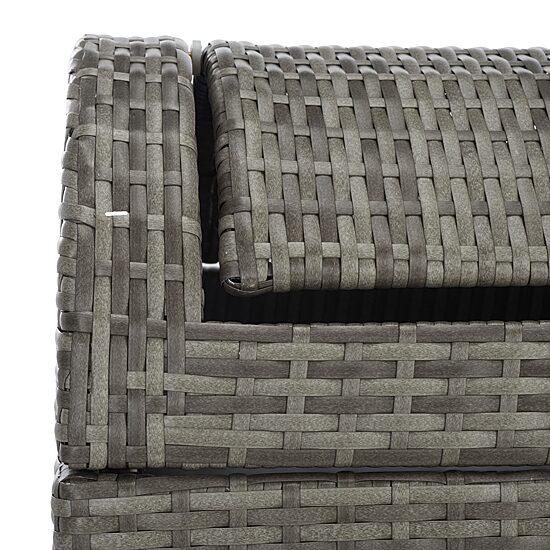 Wicker Patio Trash Cans