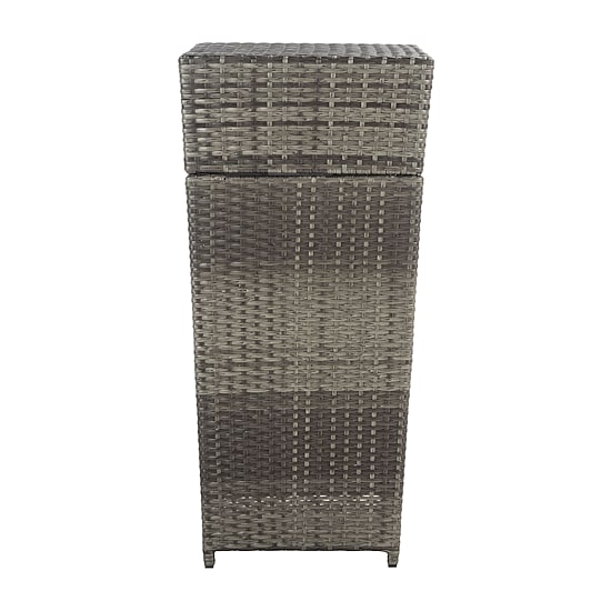 Patio Wicker Trash Cans