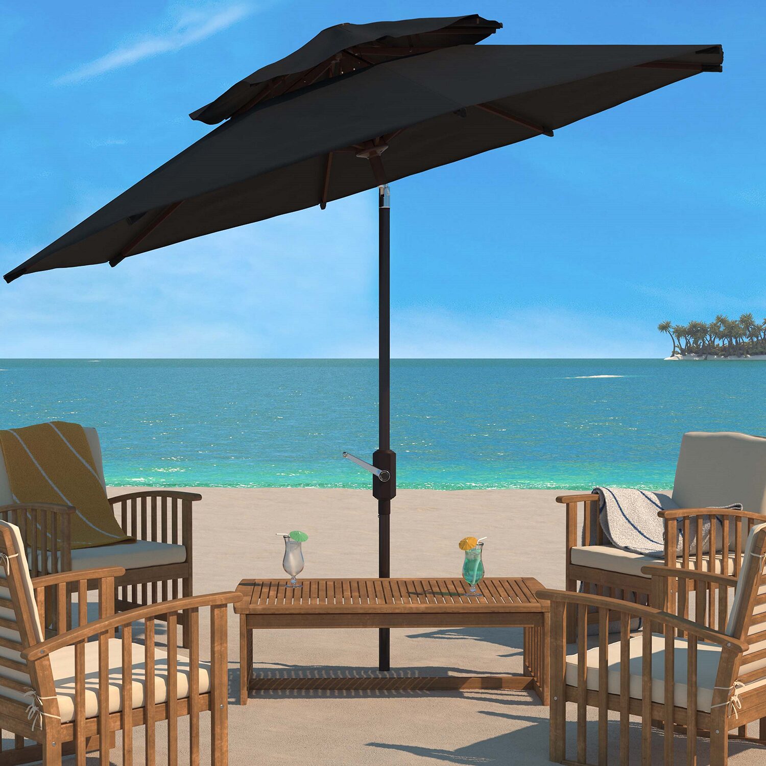 Safavieh Lorenia Patio Umbrella
