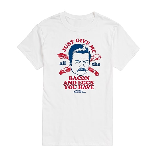 Mens Short Sleeve Parks and Recreation Graphic T-Shirt