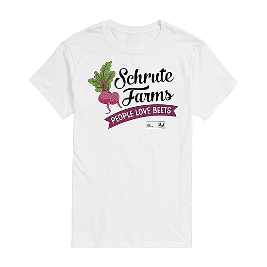 Mens Short Sleeve Schrute Farms Graphic T-Shirt