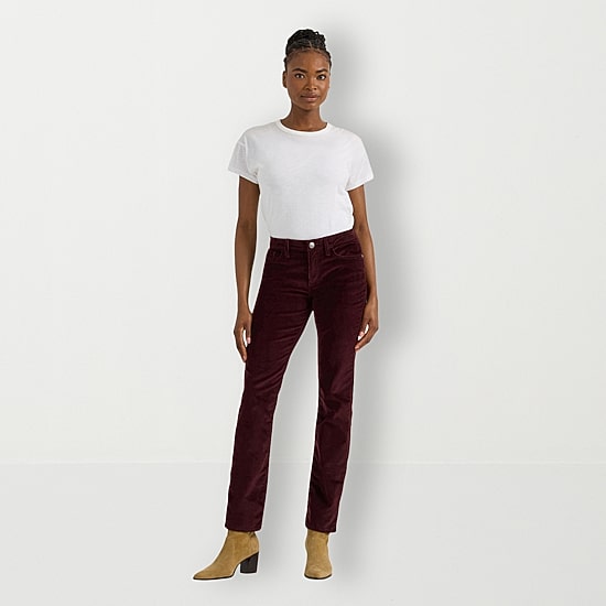 Lee Legendary Straight Fit Jean Womens Mid Rise Stretch Fabric Straight Leg Jean