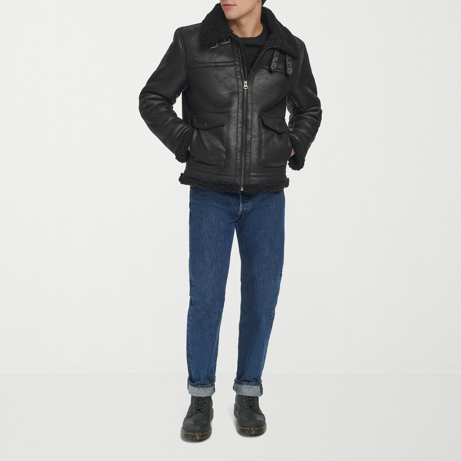 Levi's® Mens Faux Shearling Midweight Jacket
