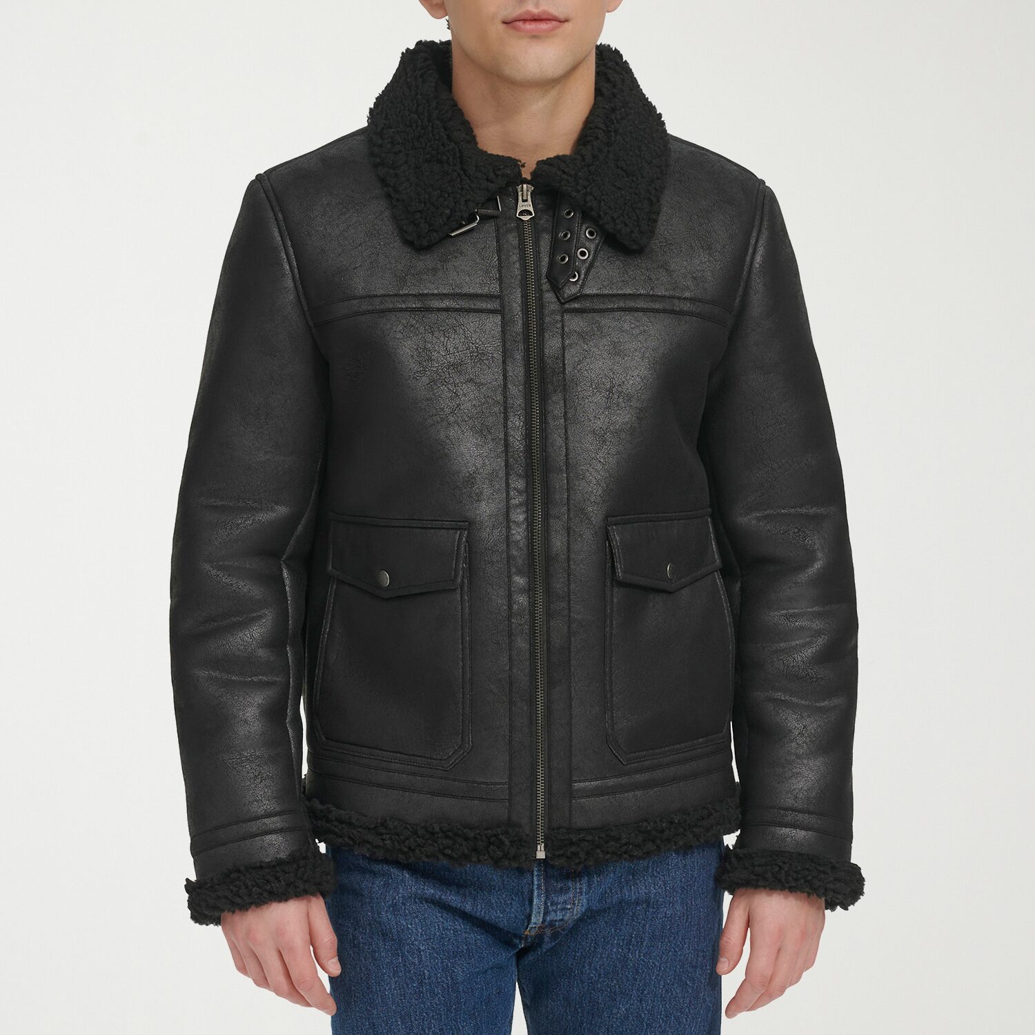 Levi's® Mens Faux Shearling Midweight Jacket