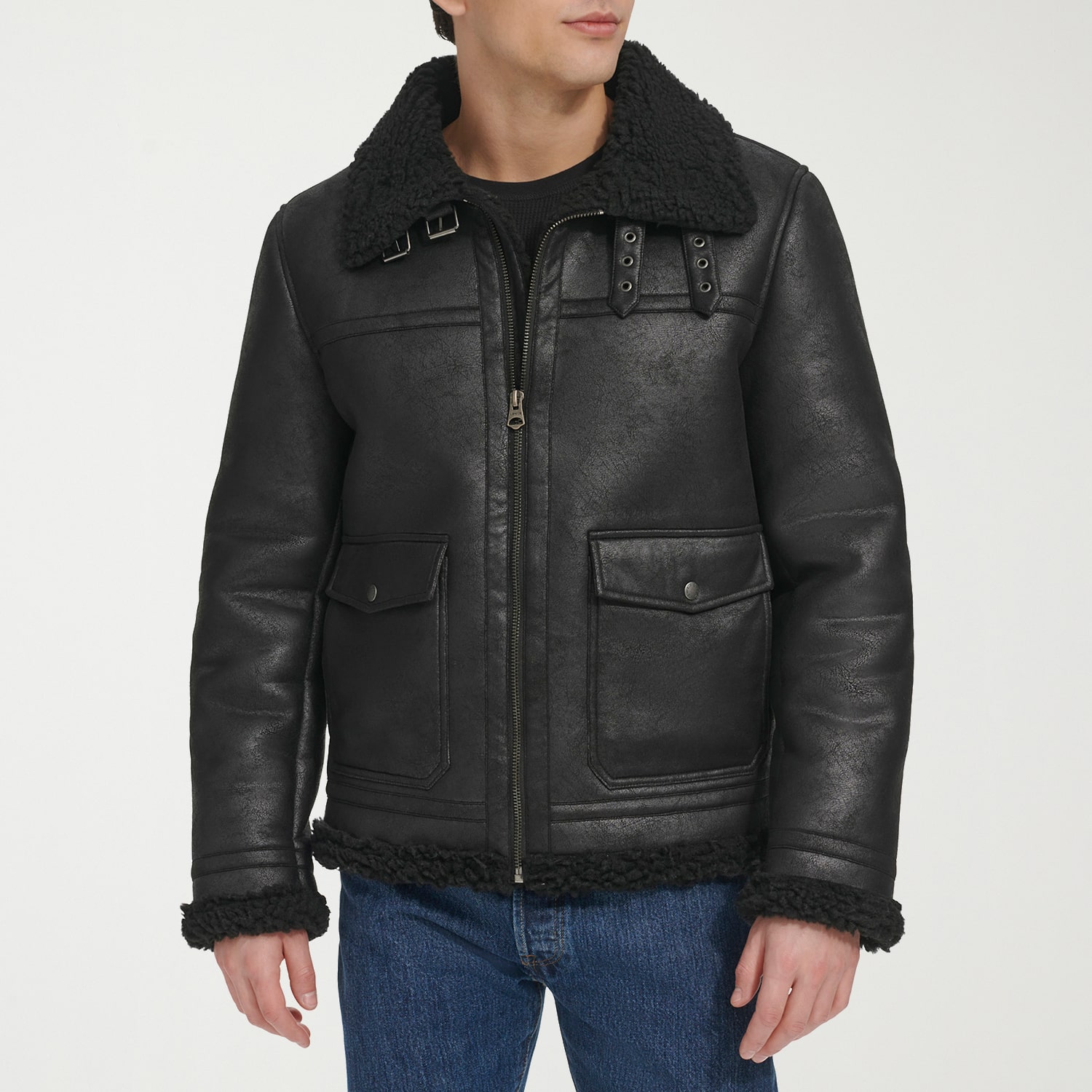 Levi's® Mens Faux Shearling Midweight Jacket