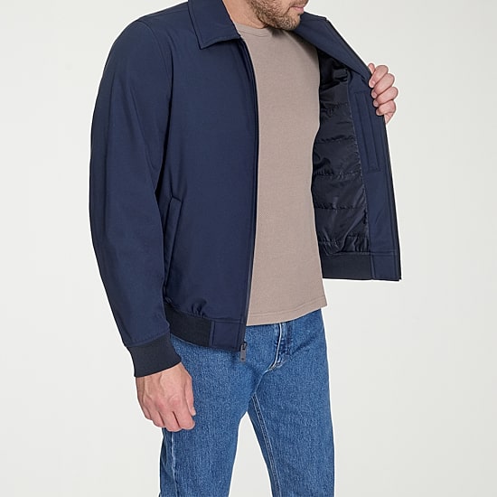 Dockers Mens Water Resistant Midweight Bomber Jacket