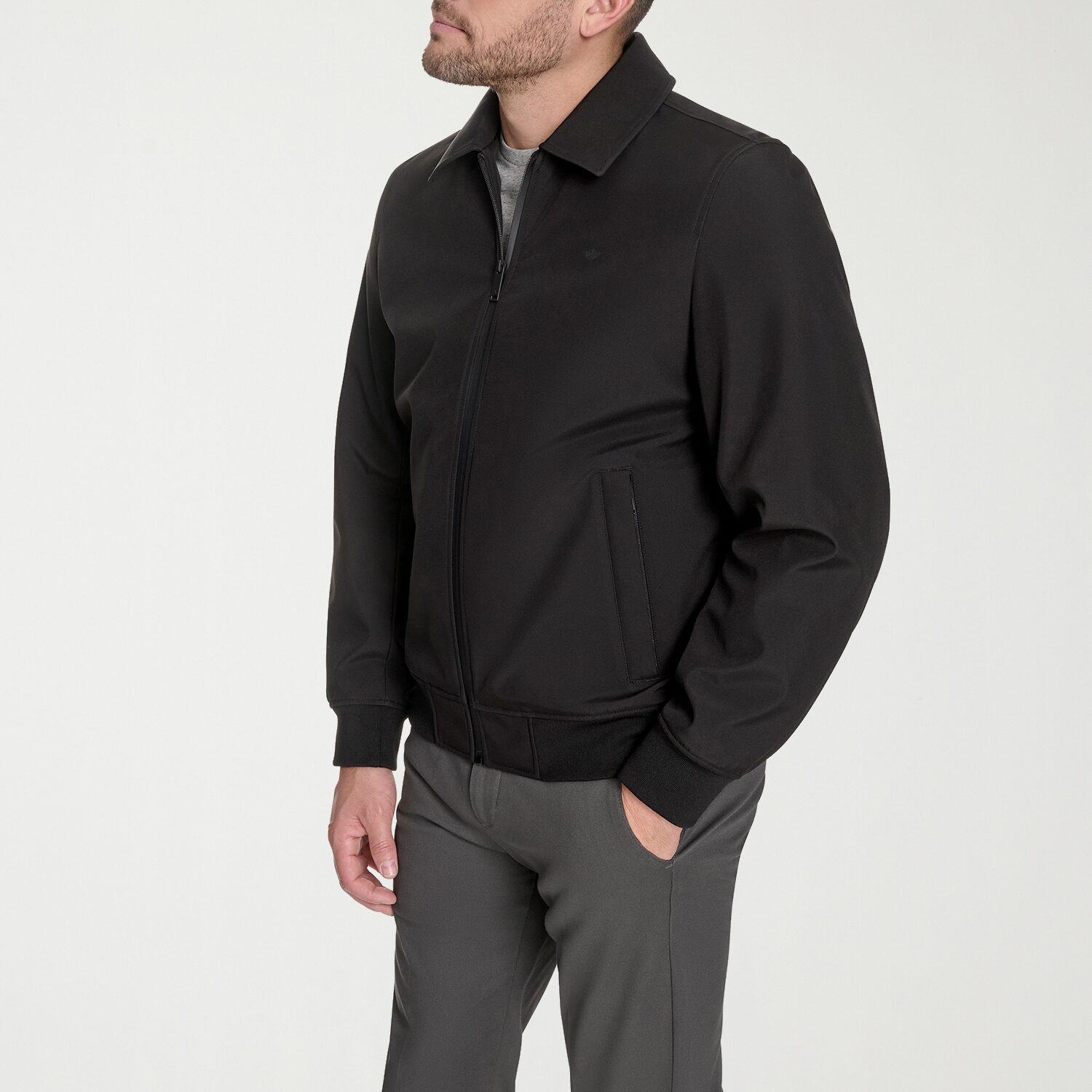 Dockers Mens Water Resistant Midweight Bomber Jacket