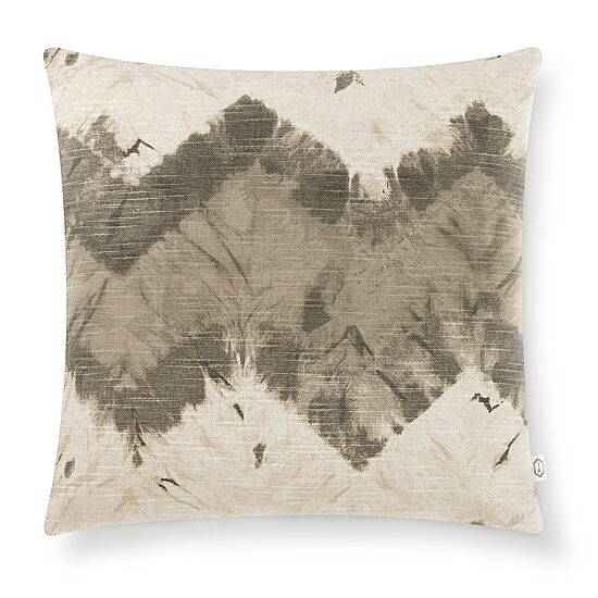 Indigo Road by Egypt Sherrod Kanoko Shibori Chevron 100% Cotton Square Throw Pillow