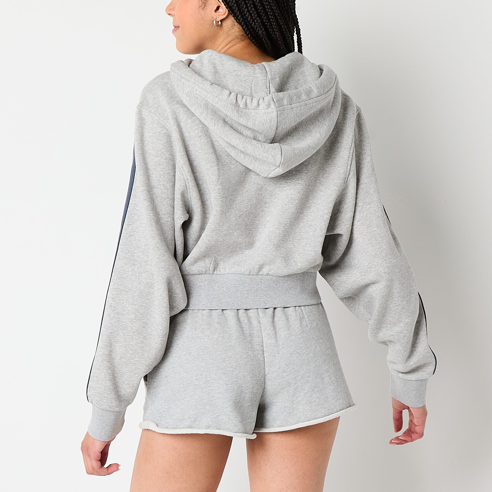 Arizona Womens Juniors Hooded Long Sleeve Sweatshirt
