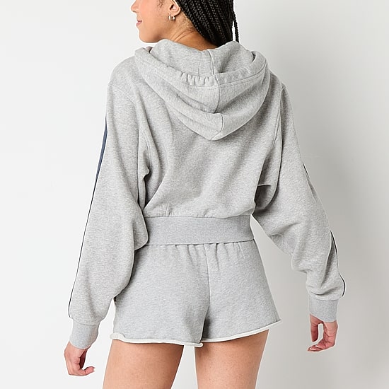 Arizona Womens Juniors Hooded Long Sleeve Sweatshirt