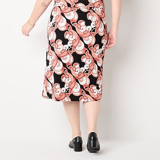 Liz Claiborne Womens Plus Midi Pencil Skirt