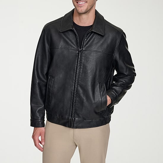 Dockers Unisex Adult Faux Leather Midweight Jacket