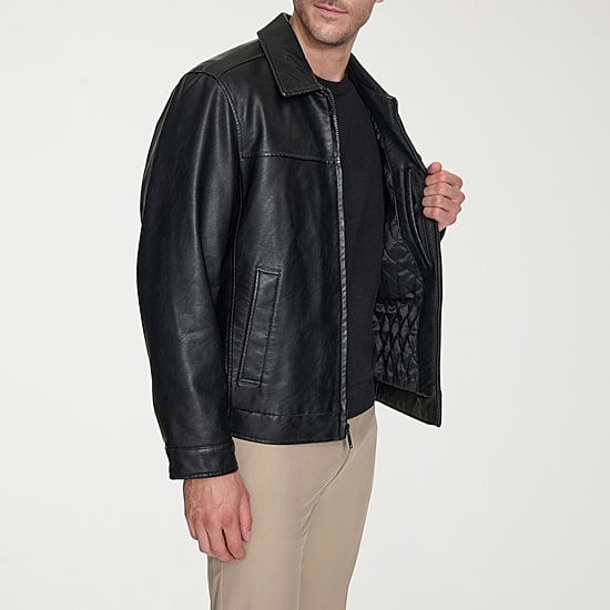 Dockers Unisex Adult Faux Leather Midweight Jacket