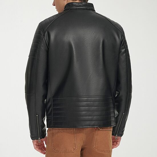 Levi's® Mens Faux Leather Midweight Jacket