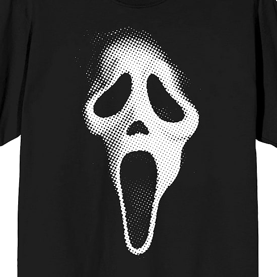 Mens Short Sleeve Ghostface Graphic T-Shirt